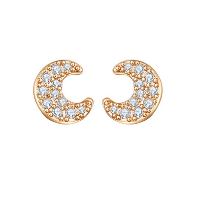 Kórejské módne kubické zirkónové žlté strieborné náušnice pre ženy, zásnubné svadobné trendy šperky darček dievčatá