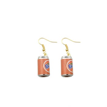 Cola Earring For Women Resin Cute Drink Drop Earrings Παιδικά χειροποίητα κοσμήματα DIY δώρα