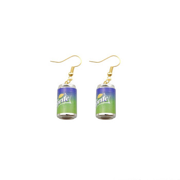 Cola Earring For Women Resin Cute Drink Drop Earrings Παιδικά χειροποίητα κοσμήματα DIY δώρα