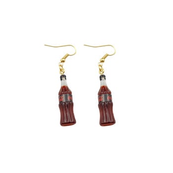 Cola Earring For Women Resin Cute Drink Drop Earrings Παιδικά χειροποίητα κοσμήματα DIY δώρα