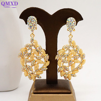 Zlaté náušnice s kameňom, párty šperky, dámske svadobné šperky, sady, kameň, prívesok, náušnice, visiace náušnice