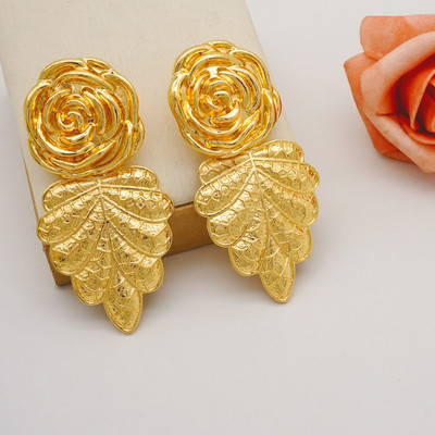 Zlaté náušnice s kameňom, párty šperky, dámske svadobné šperky, sady, kameň, prívesok, náušnice, visiace náušnice