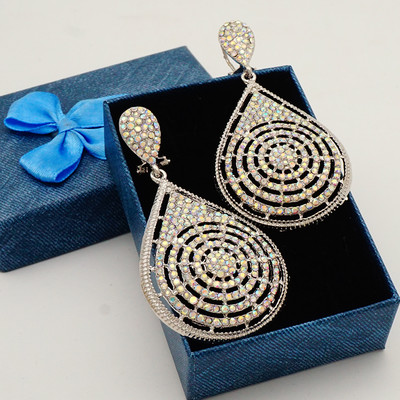 Zlaté náušnice s kameňom, párty šperky, dámske svadobné šperky, sady, kameň, prívesok, náušnice, visiace náušnice