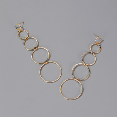 Nové kreatívne módne duté okrúhle retiazkové dlhé prívesky pre ženy, trendy narodeninové šperky