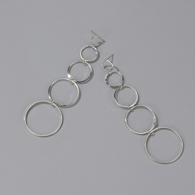 Nové kreatívne módne duté okrúhle retiazkové dlhé prívesky pre ženy, trendy narodeninové šperky