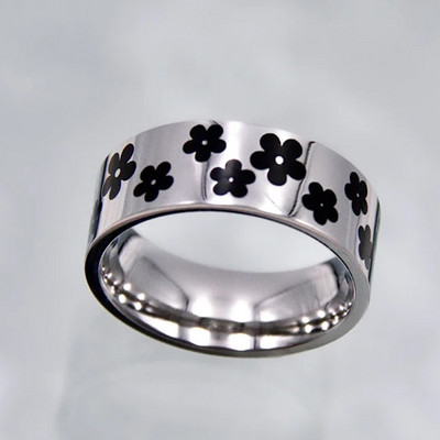 Újdonságok Hip-hop Punk rozsdamentes acél pillangó lánggyűrű Vintage gótikus csillagkeresztes gyűrűk nőknek férfi páros divatékszerek