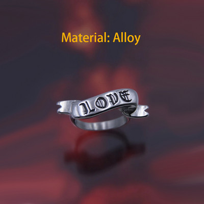 Újdonságok Hip-hop Punk rozsdamentes acél pillangó lánggyűrű Vintage gótikus csillagkeresztes gyűrűk nőknek férfi páros divatékszerek