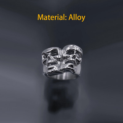 Újdonságok Hip-hop Punk rozsdamentes acél pillangó lánggyűrű Vintage gótikus csillagkeresztes gyűrűk nőknek férfi páros divatékszerek