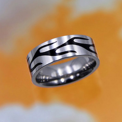 Újdonságok Hip-hop Punk rozsdamentes acél pillangó lánggyűrű Vintage gótikus csillagkeresztes gyűrűk nőknek férfi páros divatékszerek