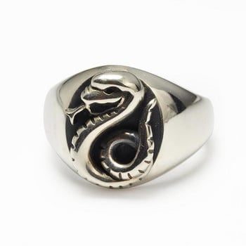 Wizard Magic School Malfoy Family Badge Snake Slytherin Cosplay Ring Унисекс бижута Пръстени Аксесоари за подаръци