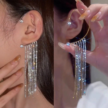 Μόδα Snowflake Ear Clip Μανσέτα αυτιών για γυναίκες κορίτσια Μοντέρνα σκουλαρίκια με κλιπ πεταλούδα χωρίς διάτρηση Δώρο γαμήλιου κοσμήματος