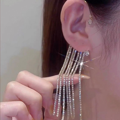 Módne snehové vločky ušné manžety na ucho pre ženy a dievčatá, trendy motýľové klipy na náušnice bez piercingu, párty, svadobné šperky, darček