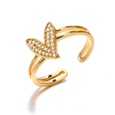 Inele 2022 pentru femei, geometric, rotund, zircon, inel deschis, cuplu punk, vintage, culoare auriu, bijuterii de nunta din oțel inoxidabil, cadou