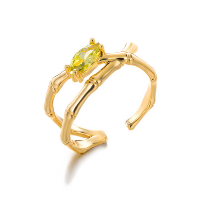 Inele 2022 pentru femei, geometric, rotund, zircon, inel deschis, cuplu punk, vintage, culoare auriu, bijuterii de nunta din oțel inoxidabil, cadou