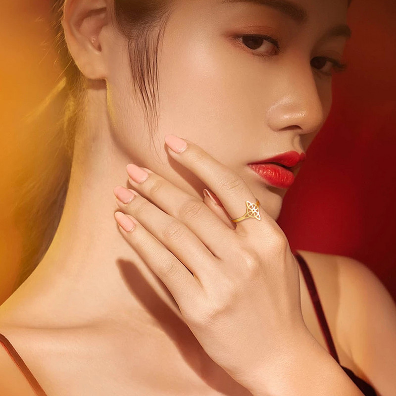 Boszorkánycsomó Ékszerkészletek Női Nyaklánc Boszorkányság védelem Amulett karkötő Fülbevaló Gyűrűk Kiegészítő szett Valentin-napi ajándék