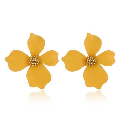 Dvoslojne cvjetne naušnice za ženske svadbene zabave Boho nakit Izrazite viseće velike naušnice Boucle D'oreille Femme 2022.