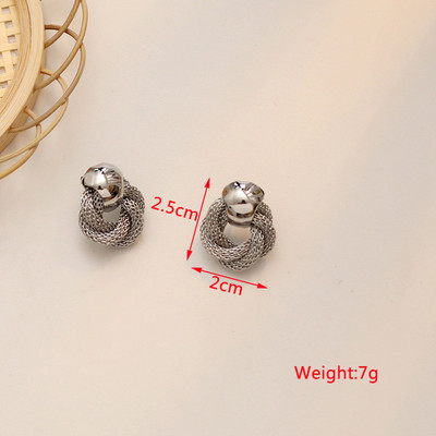 Új eltúlzott üreges fém fülbevaló nőknek arany színű Geometrikus nyilatkozat medálok Vintage fülékszerek új pendientes