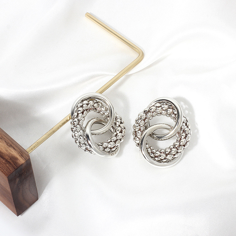 Új eltúlzott üreges fém fülbevaló nőknek arany színű Geometrikus nyilatkozat medálok Vintage fülékszerek új pendientes