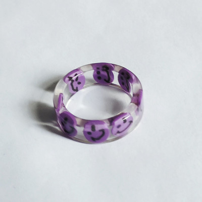 Szivárványos mosolygós gyűrűk nőknek rozsdamentes acél zománc gyűrű új koreai divat pár esztétikus esküvői ékszer ajándék anillos