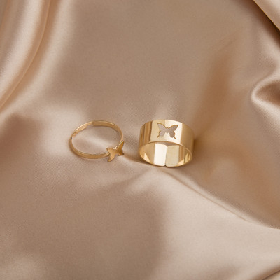 LATS 2021 új, gótikus stílusú háromrészes nyitógyűrűk női divatékszereknek európai és amerikai esküvői parti szexi gyűrű