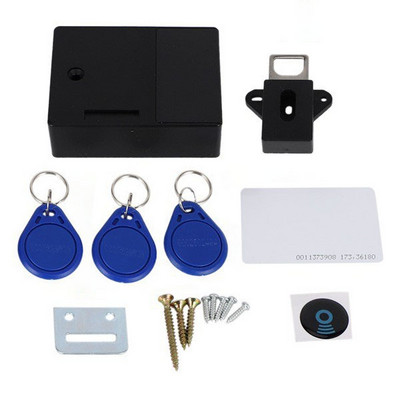 „Pasidaryk pats“ išmanusis jutiklis RFID paslėptas saugos skaitmeninės spintelės užraktas / elektroninės stalčiaus spynos Nematomas jutiklinis užraktas, skirtas spintos baldams