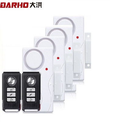 Darho ajtó ablak bejárati biztonság ABS vezeték nélküli távirányító betörésjelző mágneses érzékelő ajtóriasztó rendszer otthoni védelmi készlet