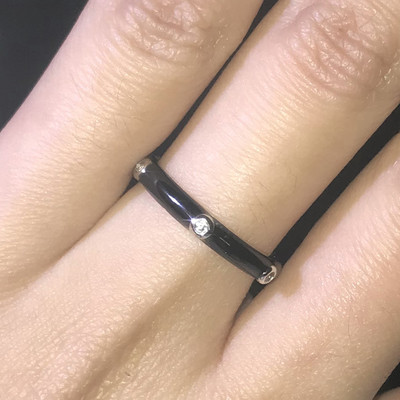 10 színű egyszerű stílusú, fényes cirkon kővel kirakott, egyszerű stílusú zománcgyűrű, divatos női eljegyzési gyűrű