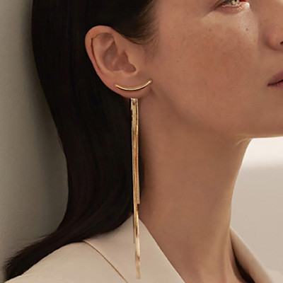 Koreai stílusú hosszú bojt fülbevaló új divatos fülbevaló vad divat elegáns kifinomult Trend 2021 Új fülbevaló fülbevaló női