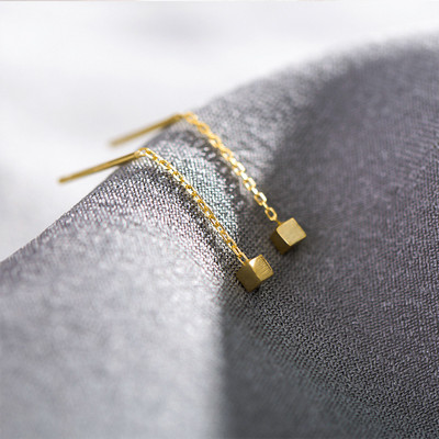 Duge naušnice s resicama u korejskom stilu, nove modne naušnice, divlja moda, elegantan, izuzetan Trend 2021. Nove naušnice, naušnice za žene