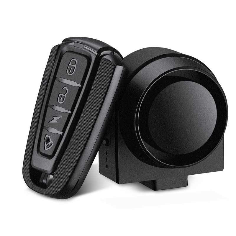 WSDCAM Bike Vibration Alarm Bezdrôtové diaľkové ovládanie USB nabíjanie Bezpečnostný vibračný alarm Systém proti strate bicykla