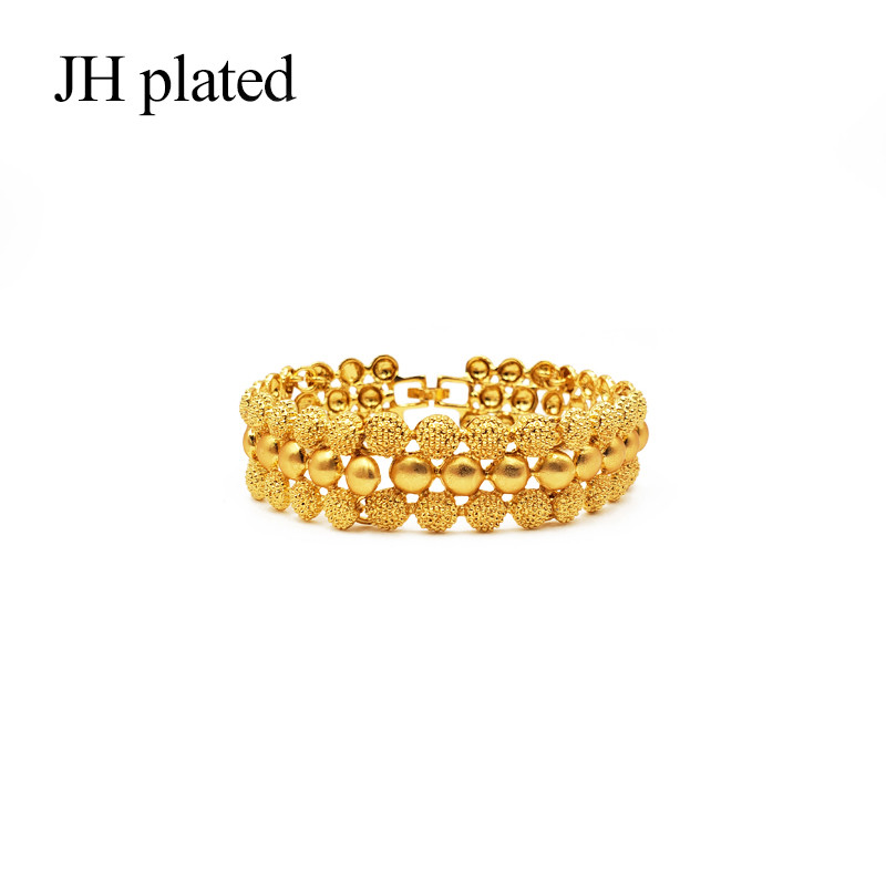 Nigéria Dubai Arany színű ékszer szettek afrikai menyasszonyi esküvői ajándékok buli nőknek karkötő Nyaklánc fülbevaló gyűrű szett gallér