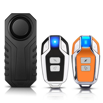 WSDCAM Bicykel Alarm Vodotesný Diaľkové Ovládanie Motocykel Elektrické Auto Zabezpečenie Proti Stratenému Pripomenutiu Vibračné Varovanie Alarm Senzor