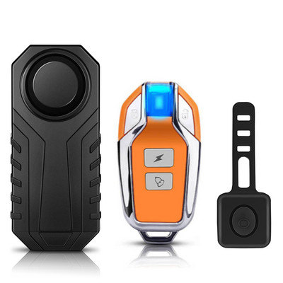 WSDCAM Bicykel Alarm Vodotesný Diaľkové Ovládanie Motocykel Elektrické Auto Zabezpečenie Proti Stratenému Pripomenutiu Vibračné Varovanie Alarm Senzor
