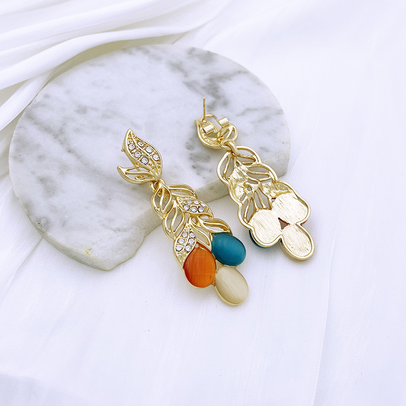 Opál ékszer készletek női nyaklánc készlet fülbevaló varázs karkötő menyasszonyi esküvői ékszer