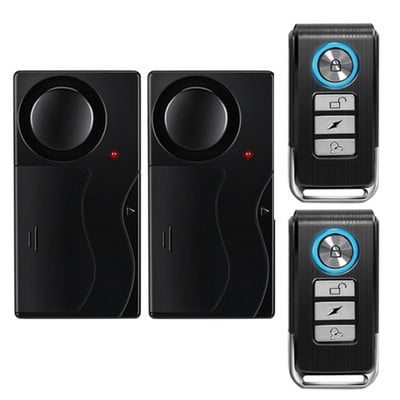 Awapow belaidė vibracinė dviračio signalizacija su nuotolinio valdymo pulteliu 110dB garsi dviračio durų langų signalizacija namų saugos sistema