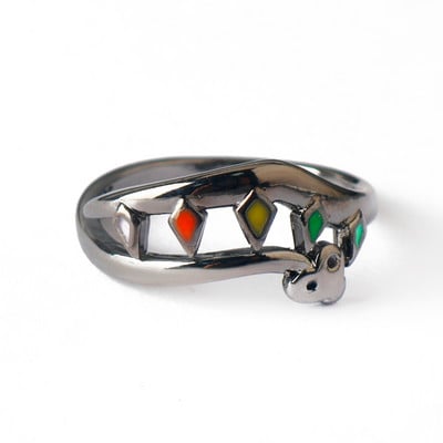 Anime JoJo`s Bizarre Adventure Rings Kujo Jotaro Cosplay Šperky Rekvizity Doplnky Prsteň Kovový Nastaviteľný Unisex Darček