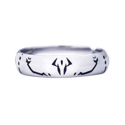 Anime JoJo`s Bizarre Adventure Rings Kujo Jotaro Cosplay Šperky Rekvizity Doplnky Prsteň Kovový Nastaviteľný Unisex Darček