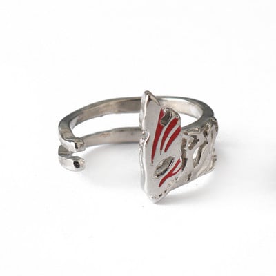 Anime JoJo`s Bizarre Adventure Rings Kujo Jotaro Cosplay Šperky Rekvizity Doplnky Prsteň Kovový Nastaviteľný Unisex Darček