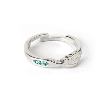 Anime JoJo`s Bizarre Adventure Rings Kujo Jotaro Cosplay Šperky Rekvizity Doplnky Prsteň Kovový Nastaviteľný Unisex Darček