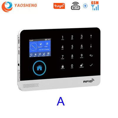 Bezdrôtový 433MHz WIFI GSM domáci bezpečnostný alarm pre aplikáciu Tuya Smart Life so snímačom pohybu kompatibilným s Alexou a Google