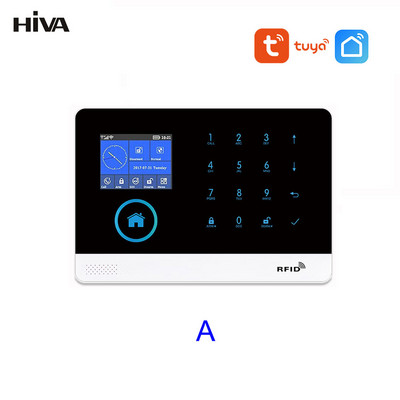 PG-103 Mājas drošības signalizācijas sistēma Wifi GSM signalizācija domofona tālvadības pults Automātiskā zvanīšana 433MHz detektori IOS Android Tuya APP Control