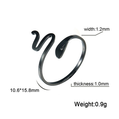 Skyrim Hadí prsteň pre ženy mužov Punk Serpent z nehrdzavejúcej ocele zlaté prstene na prst 2023 módne šperky párty darček veľkoobchod