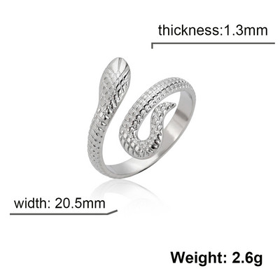 Skyrim Hadí prsteň pre ženy mužov Punk Serpent z nehrdzavejúcej ocele zlaté prstene na prst 2023 módne šperky párty darček veľkoobchod