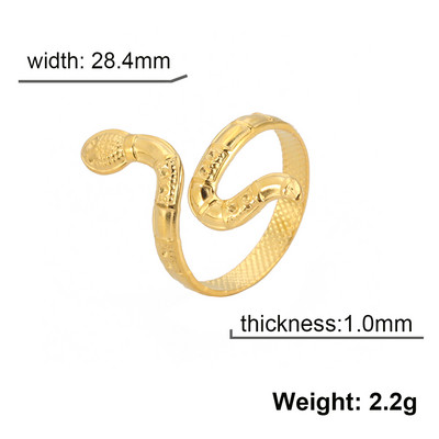 Skyrim Hadí prsteň pre ženy mužov Punk Serpent z nehrdzavejúcej ocele zlaté prstene na prst 2023 módne šperky párty darček veľkoobchod