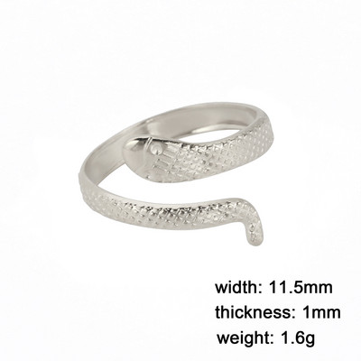 Skyrim Hadí prsteň pre ženy mužov Punk Serpent z nehrdzavejúcej ocele zlaté prstene na prst 2023 módne šperky párty darček veľkoobchod