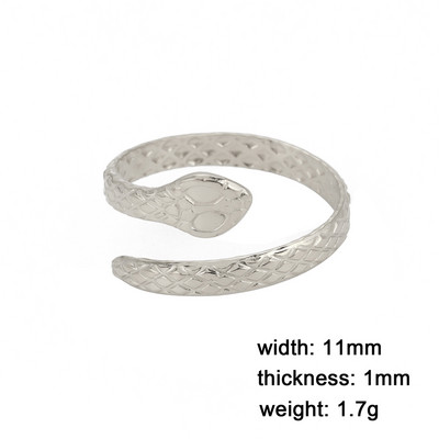 Skyrim Hadí prsteň pre ženy mužov Punk Serpent z nehrdzavejúcej ocele zlaté prstene na prst 2023 módne šperky párty darček veľkoobchod