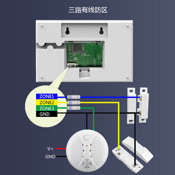 Σύστημα συναγερμού PGST Smart Life για οικιακό σύστημα συναγερμού WIFI GSM με πόρτα και αισθητήρα κίνησης Tuya Έξυπνη εφαρμογή ελέγχου λειτουργίας Alexa