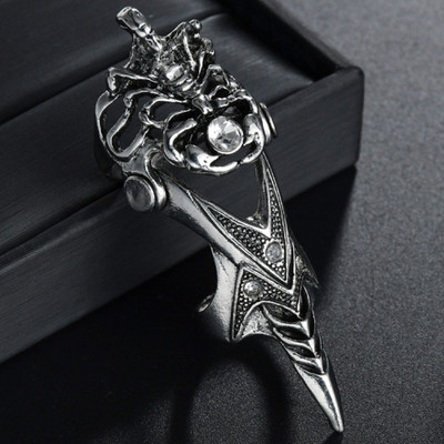 Nou Unisex Gotic Punk Dragon Skull Joint Knuckle Full Finger Gheare Inel Bijuterii Declarație Party Club Charm Inele Knuckle Bijuterii