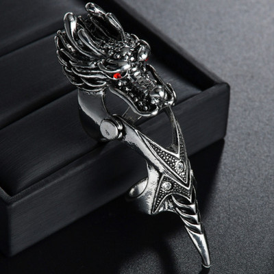 Nou Unisex Gotic Punk Dragon Skull Joint Knuckle Full Finger Gheare Inel Bijuterii Declarație Party Club Charm Inele Knuckle Bijuterii