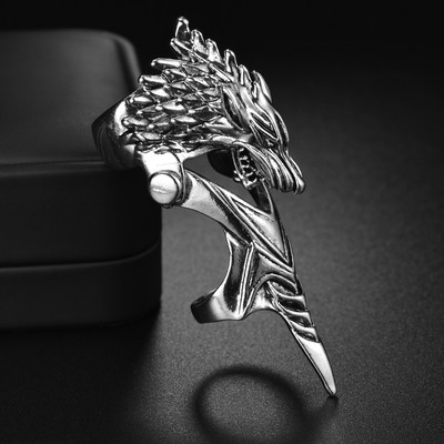 Nou Unisex Gotic Punk Dragon Skull Joint Knuckle Full Finger Gheare Inel Bijuterii Declarație Party Club Charm Inele Knuckle Bijuterii